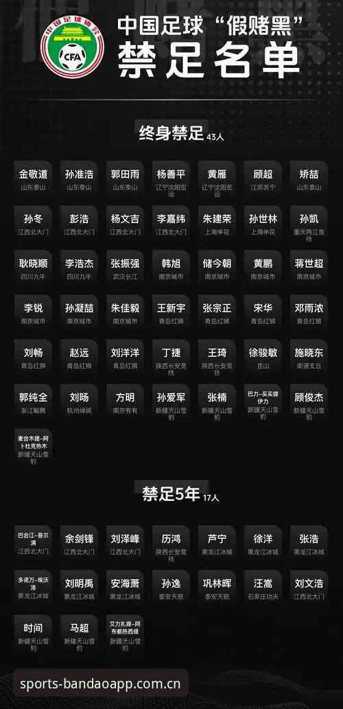 揭秘足协第三批禁足名单背后：65人操控比赛的黑幕与半岛综合体育观赛新视角